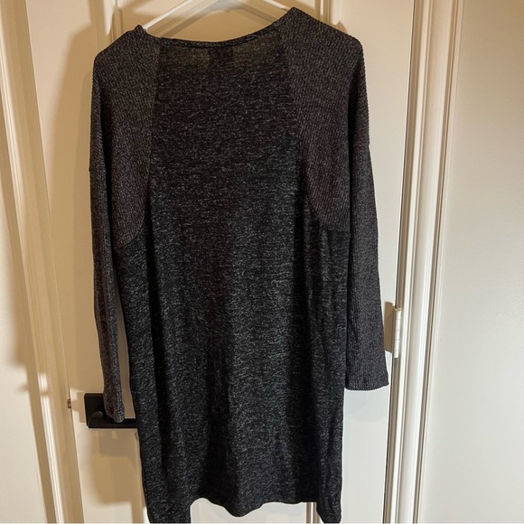 NWT Bobeau - Black & Space Dye Jersey Dress - M - Picture 2 of 2